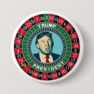 Trump President 7.5 Cm Round Badge