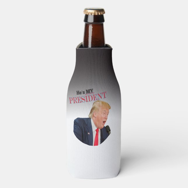 Trump President Bottle Cooler (Bottle Front)