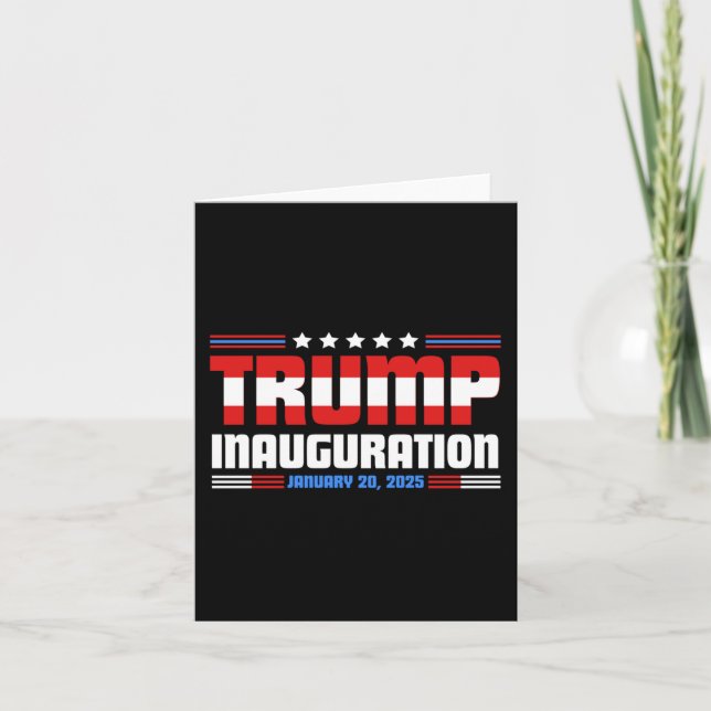 Trump President  Card (Front)