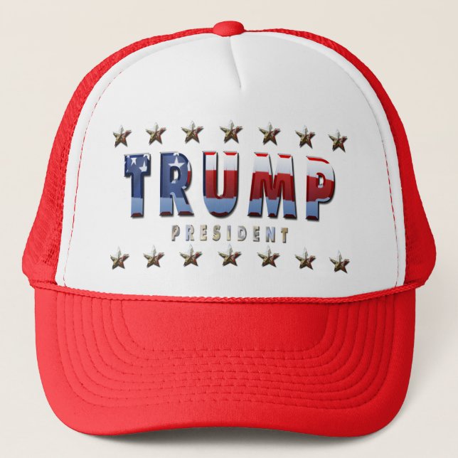 Trump President Trucker Hat (Front)