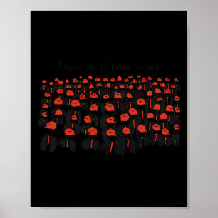 Trump President Usa Flag Halloween Horror Story 1 Poster