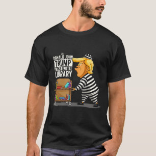 Trump Presidential Library Funny Anti Trump T-Shirt