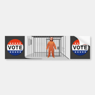 Trump Prisoner Bumper Sticker