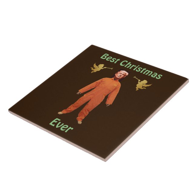Trump Prisoner Ceramic Tile (Side)
