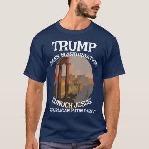 Trump Public Masturbation Video Monkey WH Zoo T-Shirt