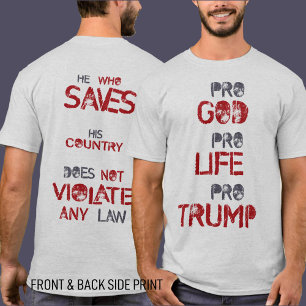 Trump Quote Shirt   Patriotic Political Slogan Tee