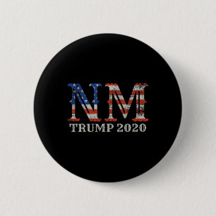 Trump Re-election New Mexico Tee Proud Voter Usa F 6 Cm Round Badge