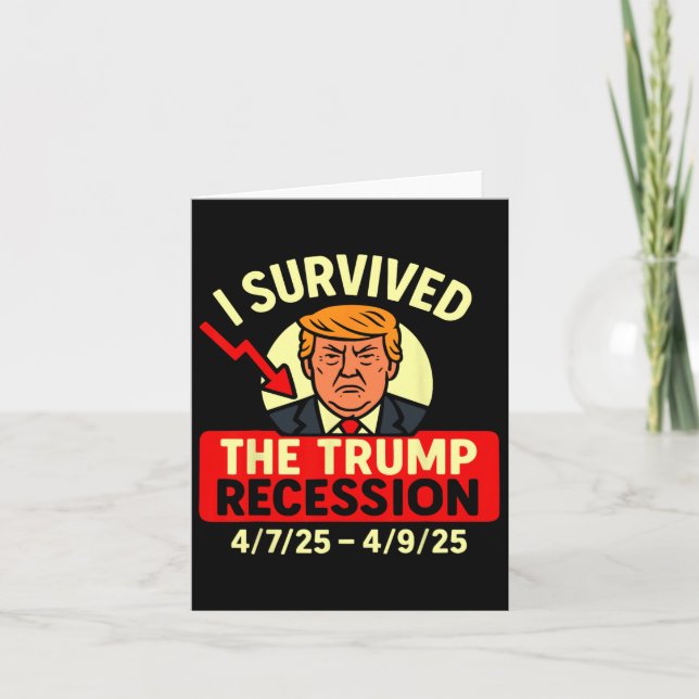 Trump Recession  Card (Front)