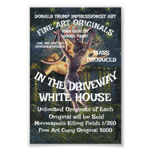 Trump Releases Underage Girls War Armageddon Photo Print