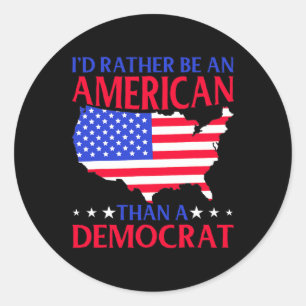 Trump Republican Election Shirt Classic Round Sticker