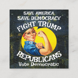 Trump Republican Party Birthday Holiday Boys Girls Enclosure Card