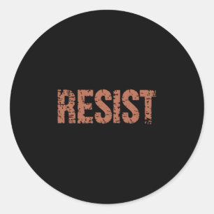 Trump Resist Stop The Shutdown Schumershutdown Ant Classic Round Sticker