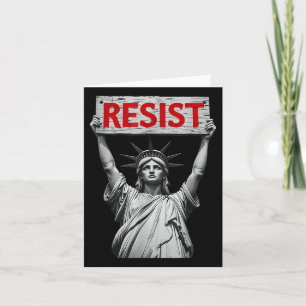 Trump Resist Trump Protest Anti Political Protest Card