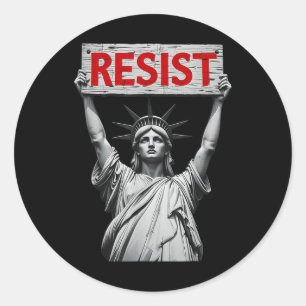 Trump Resist Trump Protest Anti Political Protest  Classic Round Sticker