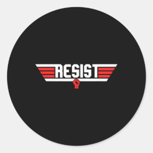 Trump Resist Trump Protest Anti Political Protest Classic Round Sticker