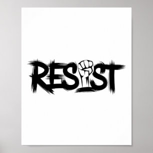 Trump Resist Trump Protest Anti Political Protest Poster