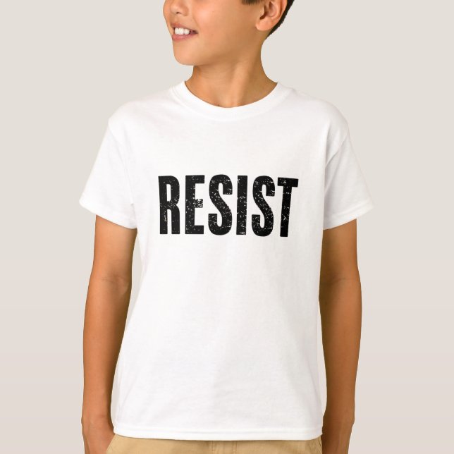 Trump Resist Trump Protest Anti Political Protest  T-Shirt (Front)