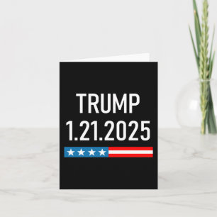 Trump Returns As President January 25 Card