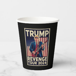 Trump Revenge Tour 2024 Political Election 2024 Paper Cups