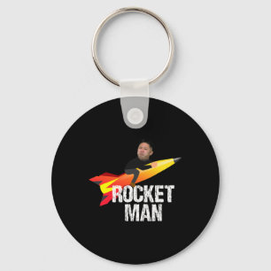 Trump Rocket Man Kim Jong Un North Korea Funny Key Ring