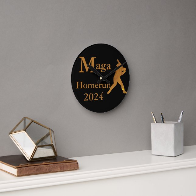 Trump Round Clock (Office)