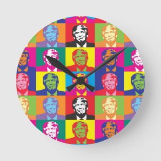 TRUMP ROUND CLOCK