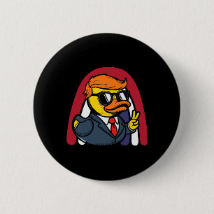 Trump Rubber Duck 1 6 Cm Round Badge