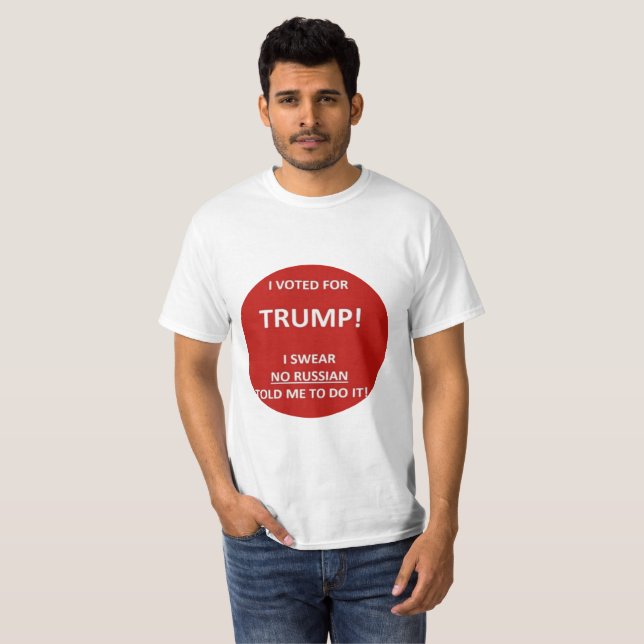 Trump Russian Hacker Shirt (Front Full)