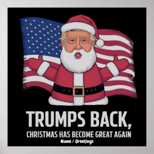 Trump’s Back: Christmas Has Become Great Again Poster