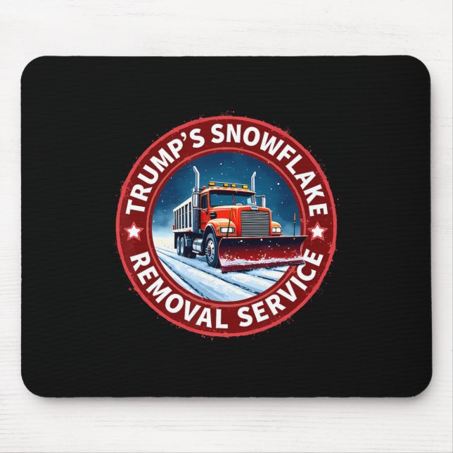 Trump’s Snowflake Removal Service Funny Holiday Fe Mouse Pad (Front)