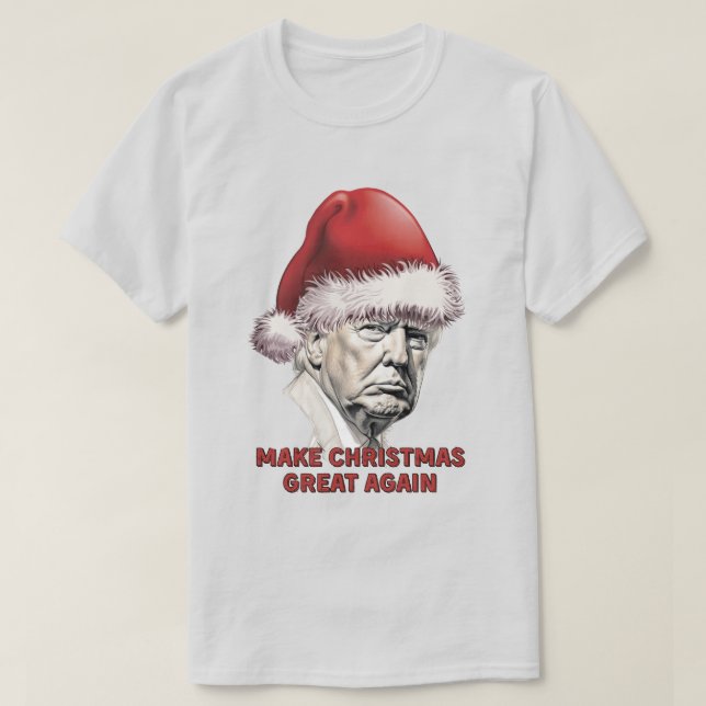 Trump Santa Claus T-Shirt (Design Front)