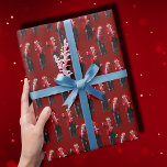 Trump Santa Hat Dance Christmas | Trump Dance Red Wrapping Paper<br><div class="desc">Funny Donald Trump With Santa Hat Dance, </div>