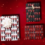 Trump Santa Hat Dance Christmas | Trump Dancing Wrapping Paper Sheet<br><div class="desc">Funny Donald Trump With Santa Hat Dance Gift Wrap</div>