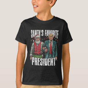Trump Santa's Favourite President T-Shirt