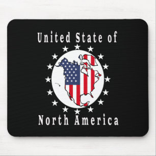 Trump Satire Map United States Of North America Mouse Pad