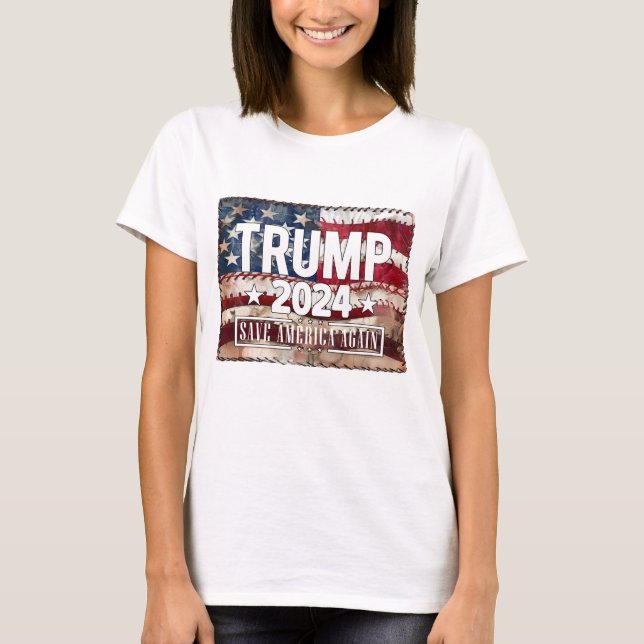 Trump! save America again. T-Shirt (Front)
