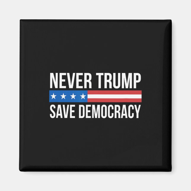 Trump - Save Democracy -  Magnet (Front)