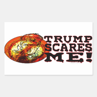 Trump Scares Me 2016 Rectangular Sticker