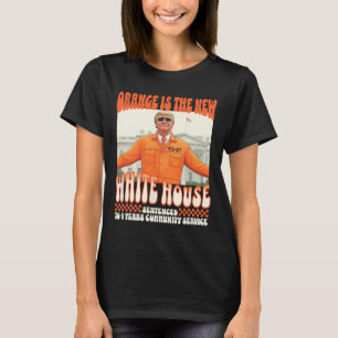 Trump Sentenced 4 Years Community Service Retro Ch T-Shirt