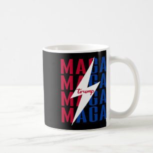 Trump Shirt Flag Vintage Style Poster Mega 2024  Coffee Mug