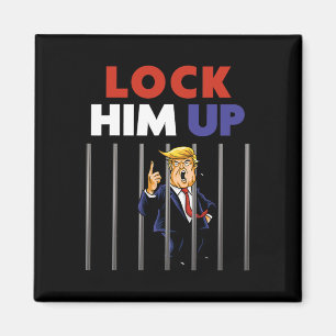 Trump Shirt - Lock Him Up - Anti Trump  Magnet