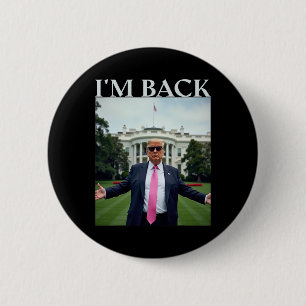 Trump Shirts For Men 2025 Trump Won Trump Presiden 6 Cm Round Badge