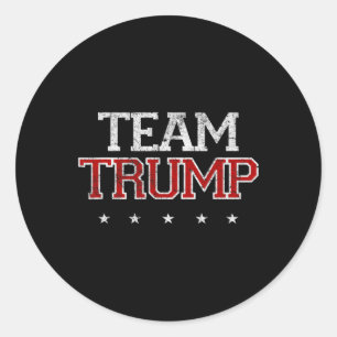 Trump Shirts Maga Trump Support Republican Gift Te Classic Round Sticker