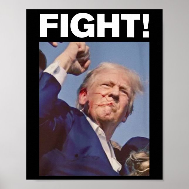Trump Shot 2024  Poster (Front)