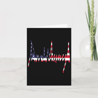 Trump Signature Usa Flag 47th Presidential Inaugur Card