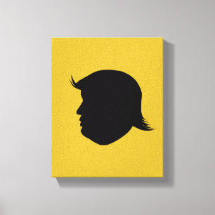 TRUMP SILHOUETTE CANVAS PRINT