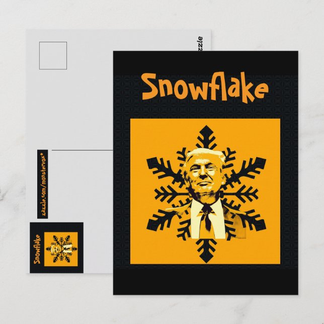 Trump/Snowflake Postcard (Front/Back)