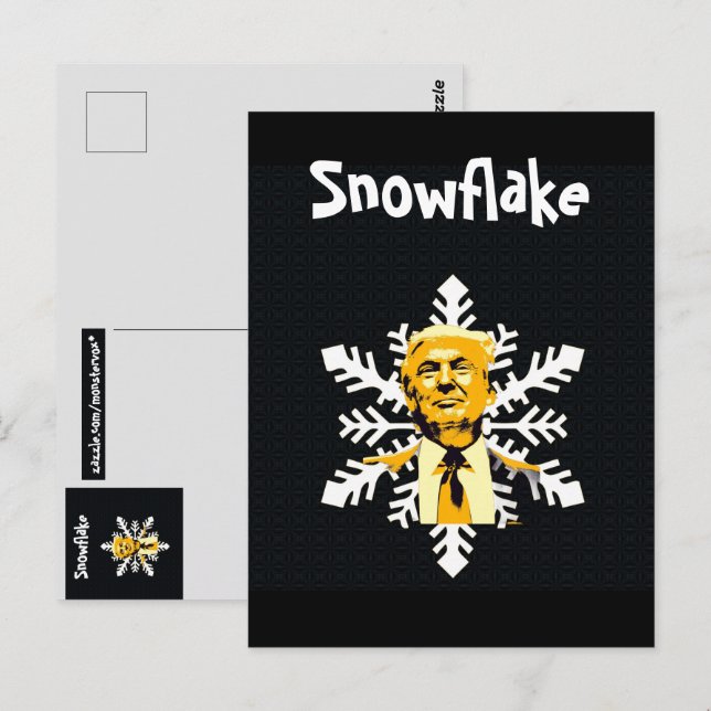Trump/Snowflake Postcard (Front/Back)