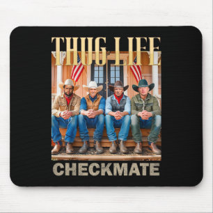Trump Squad Thug Life Trump Vance Kennedy Elon  Mouse Pad