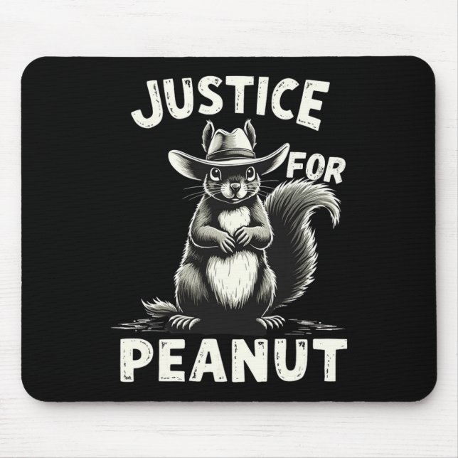 Trump Squirrel Make Peanut Squirrel Safe Again Tru Mouse Pad (Front)